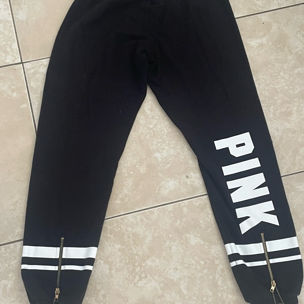 Pink sweat pants size small